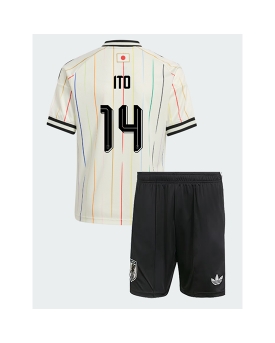 Billige Fotballdrakt Japan Junya Ito #14 Replika Bortedraktsett Barn VM 2026 Kortermet (med bukser)